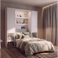 Sienas gulta 90 BED CONCEPT BC-03, balts